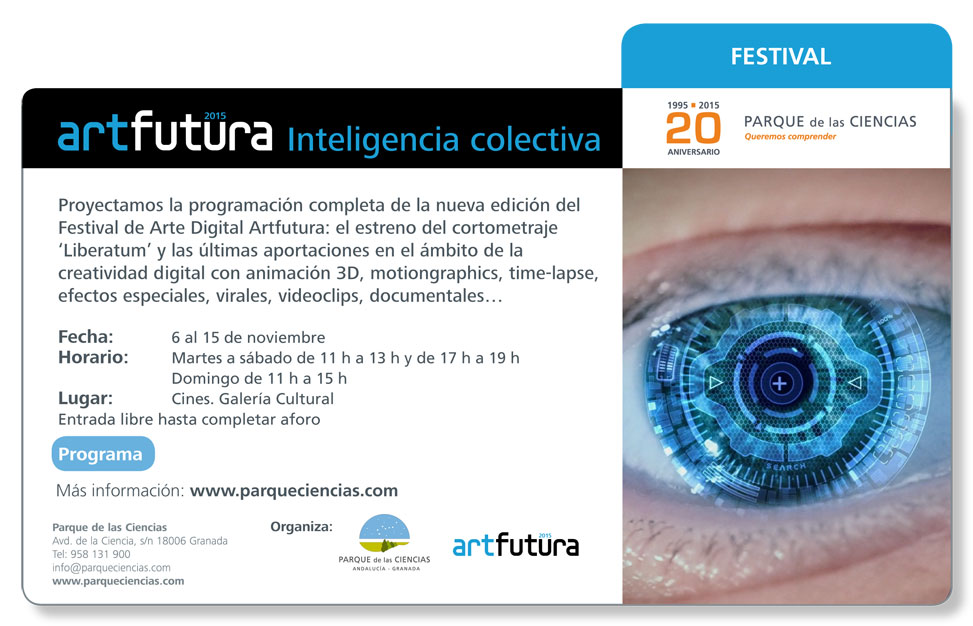 Festival Internacional ArtFutura 2015 en el Parque de las Ciencias